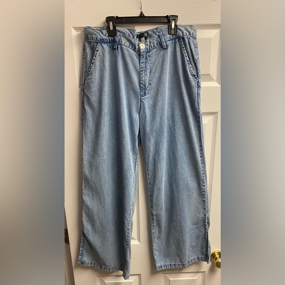 Kut from the Kloth Pants - Kut From The Kloth Soft Tencel Blend Wide Leg Split Hem Pants Size 10